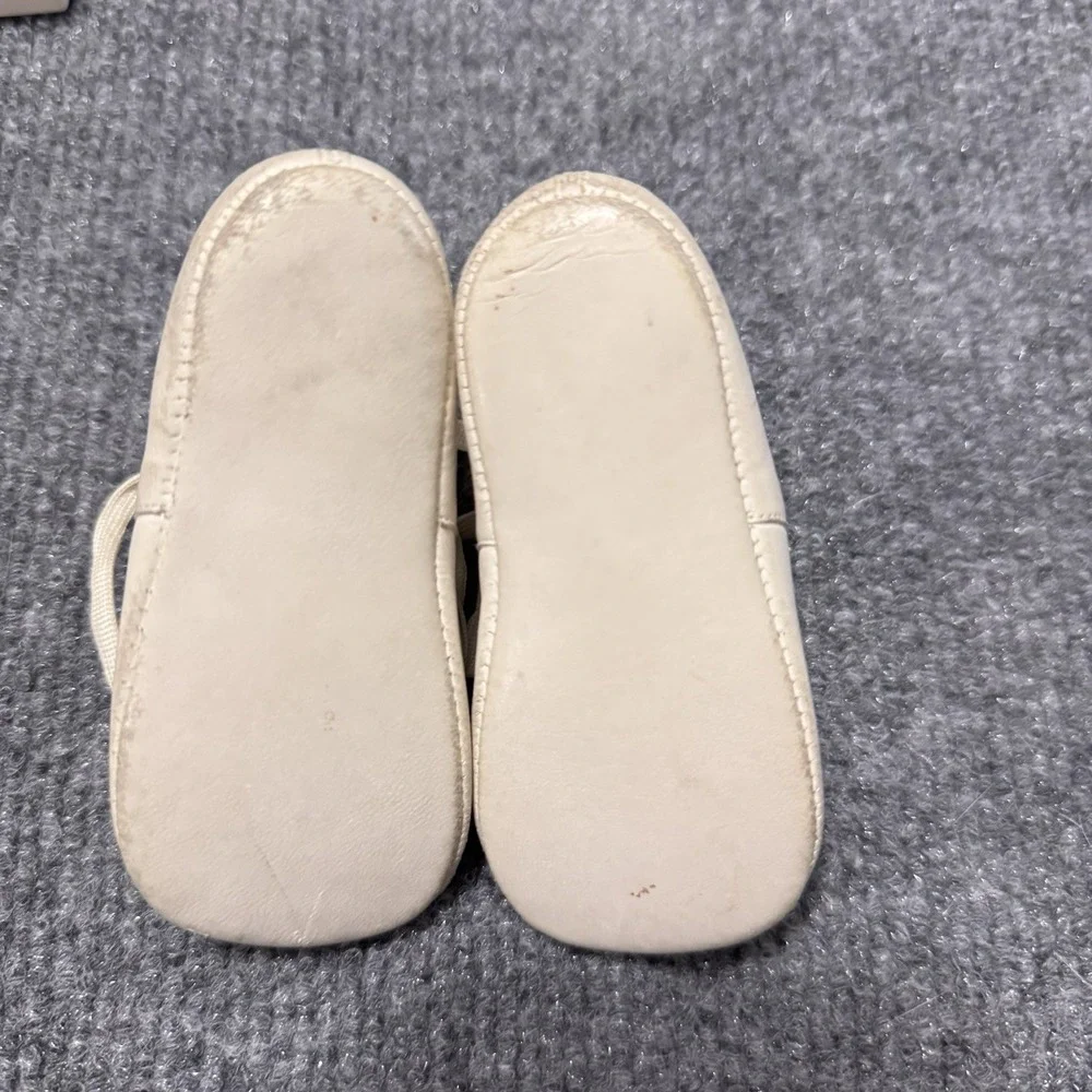 Mrs. Day's Ideal Baby Shoe White Size 1 Narrow Lace Up Original Box Vtg‎